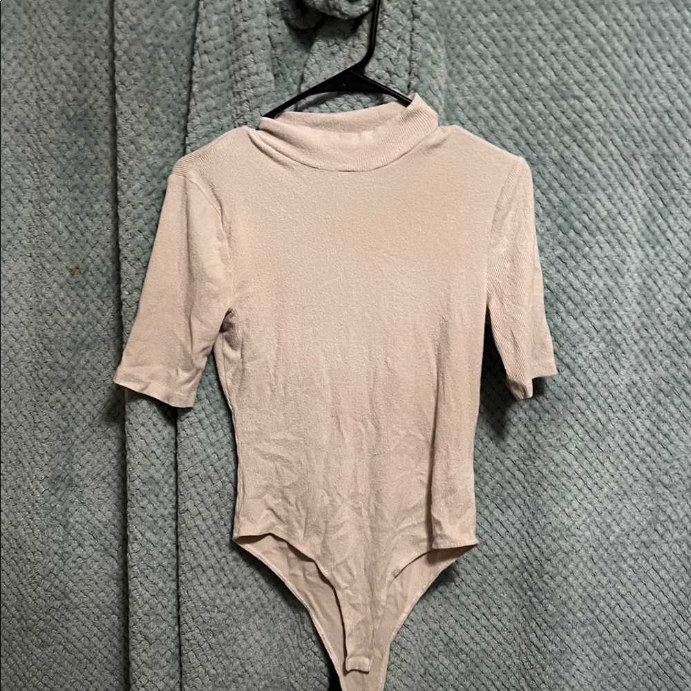 Cream Short Sleeve Bodysuit